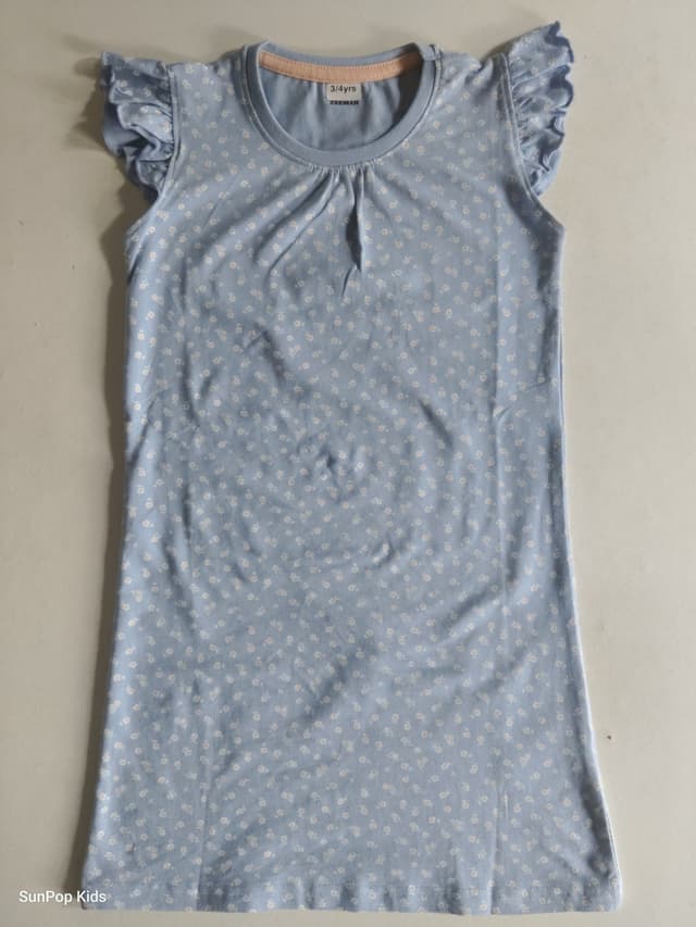 Zeeman Floral Flutter-Sleeve Dress
