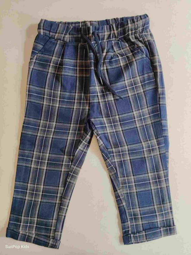 Boochee Kids’ Cotton Check Pants