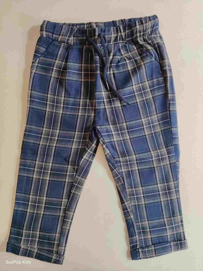 Boochee Kids’ Cotton Check Pants