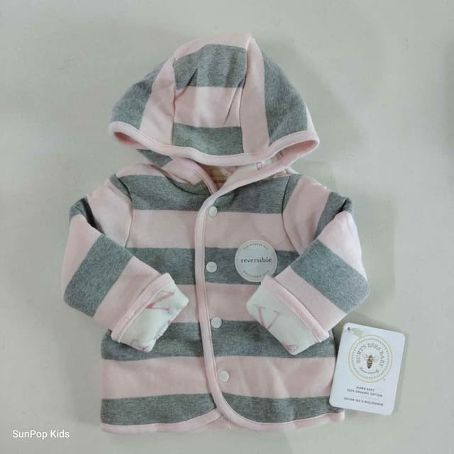 Burt’s Bees Pink Baby Reversible Jacket